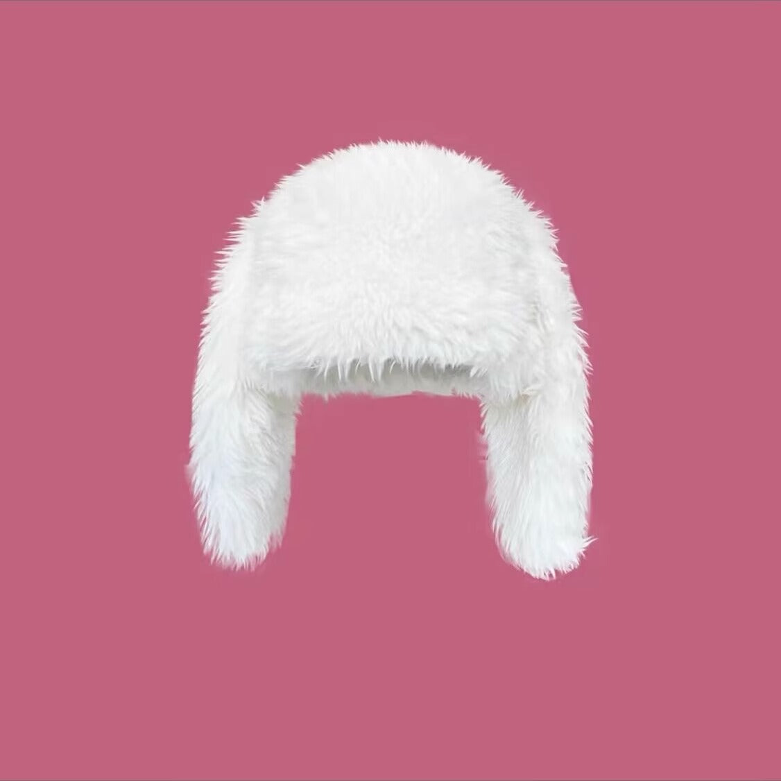 Rare Rabbit Ears Plush Bonnet