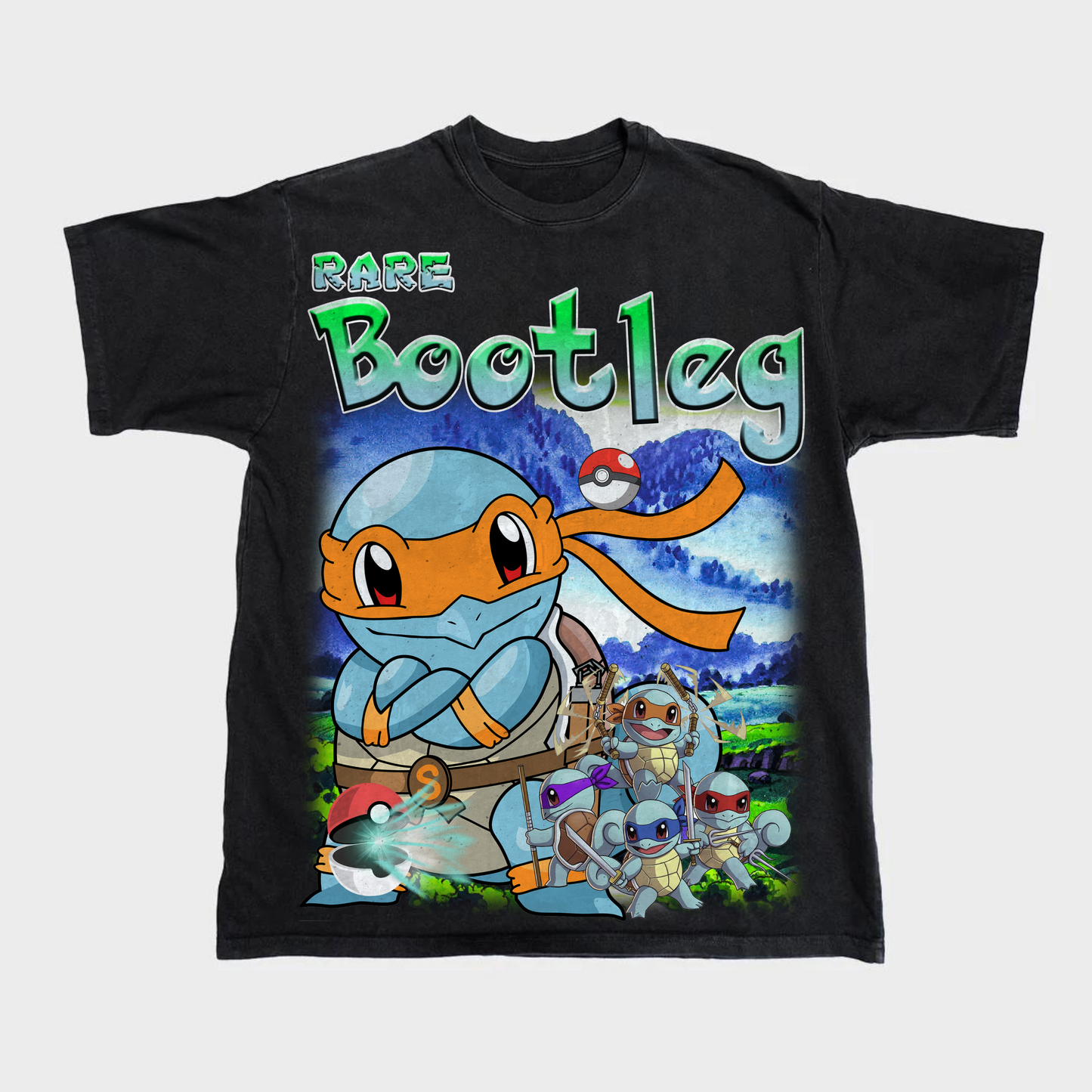 Ninja Squirtle x RareBootleg